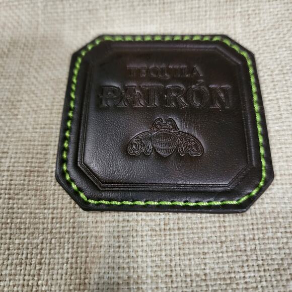 Canvas Patron tote bag lime green interior - Picture 4 of 10